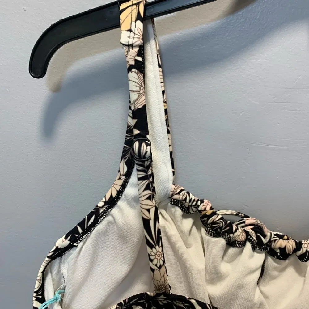 Kona sol floral Swim bikini top